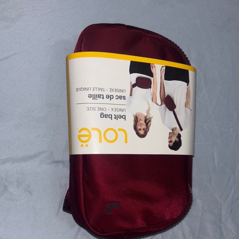 Lole Red Crew-Length Socks Solid Color